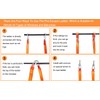 Fire Escape Ladder, 13.1 Feet Emergency Fire Ladder, 2-3 Story