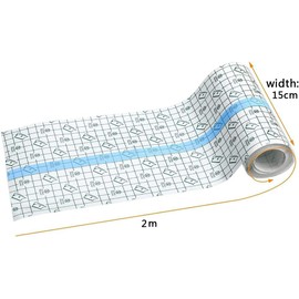 Tätowierverband, wasserdichte Klebeverband für Tätowierungen, 2 x 15 cm, transparent, wasserdicht, heilend, Schutzfilm, Klebeband