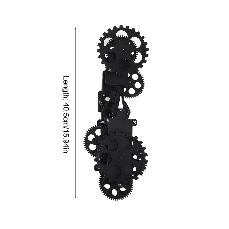 Sorandy 3D Mechanical Gear Clock, Design, Exquisite Craftsmanship, Large Moving