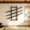 awagas 8 Tier Sword Holder Wall Mount, Display Sword Rack