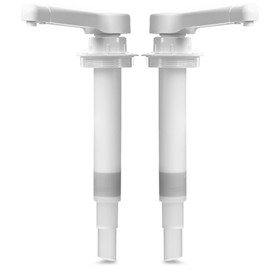 2-Pack Replacement Pump Dispensers for Nacho Cheese & Hot Fudge Dispenser – Compatible with 2.6 Qt Sauce Warmers – Plastic Pumps for Cheese, Caramel, Fudge – Concession & Restaurant Use