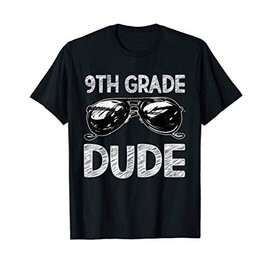 9th Grade Dude Sunglasses Back To School Tshirt For Boys T-Shirt