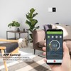 Thermostat with WIFI Voice Control Timed Programmable Slider LCD Negative