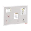VEVOR 36"x24" White Cork Board with Linen Surface – Stylish