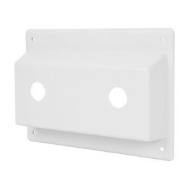 Faucet Stand Off Bezel Faucet Cover White Duo Faucet Mount KIT Stand Off,Faucet Stopper Bezel For RV Caravans Shower Water Leak Prevention