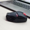 WUQIDA Cool Wireless Mouse with Unique Futuristic Armor Design, a