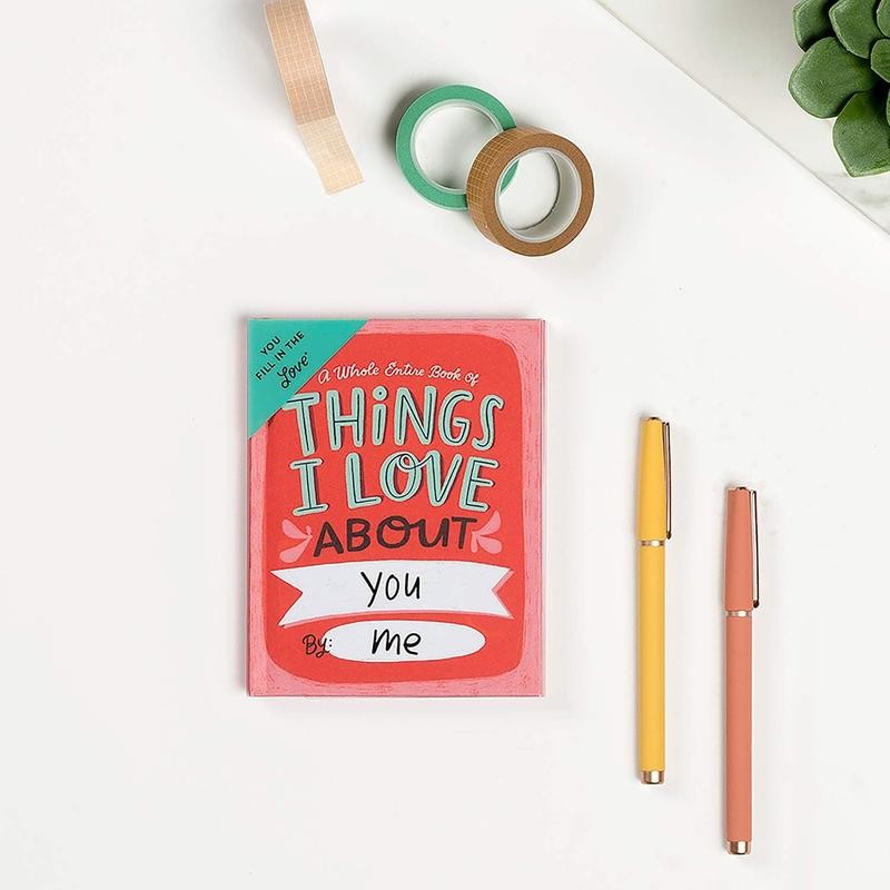 About You Book Fill in the Love Fill-in-the-Blank Book Gift