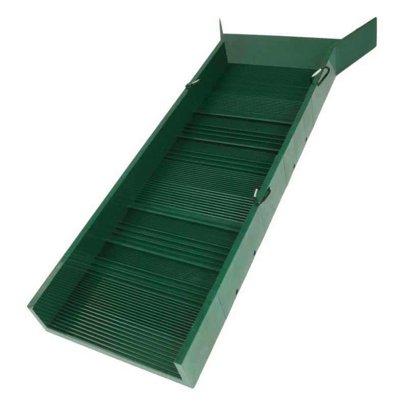 Serious Detecting Lightweight Green Sluice Box 30" w/ Shoulder Strap