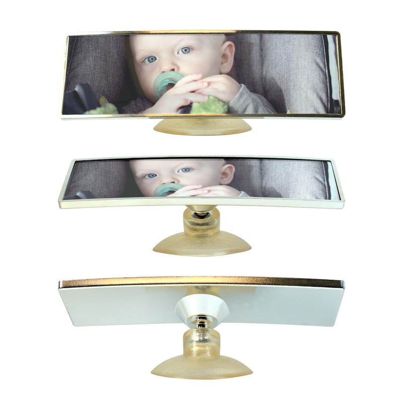 T-Rex Baby Car Mirror for Baby Car Seat View (5.5"x2.5"