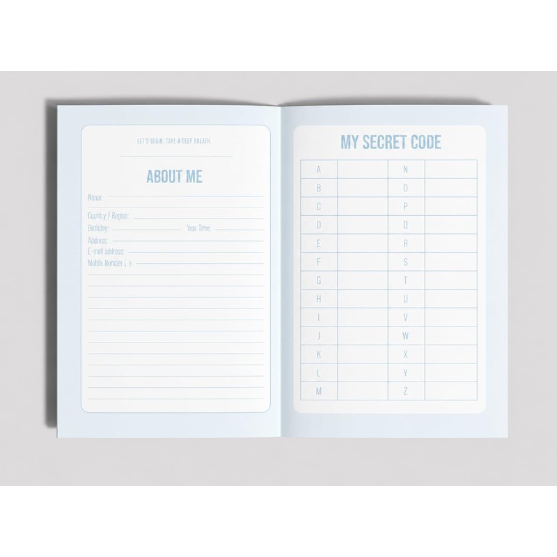 Sixstore A6 Undated Boys Top Secret Diary with Ribbon Divider,