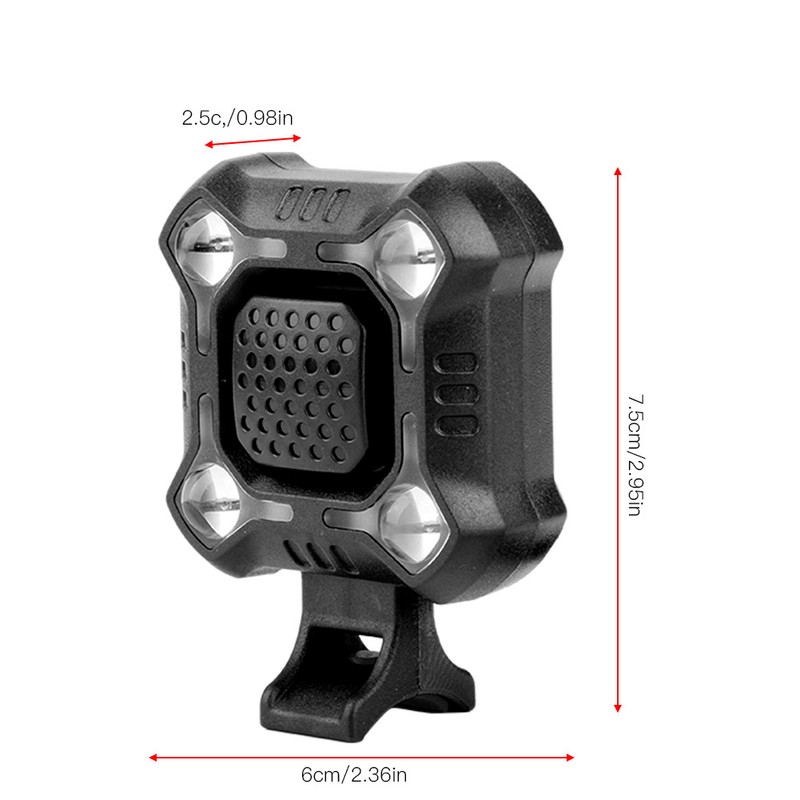 Waterproof Rechargeable Bike Front Lamp Bell Bicycle Handlebar Light Horn