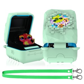 SKRVGOJFG Silicone Case for Bitzee Magicals Interactive Toy, Anti-Scratch, Washable, Shockproof Silicone Protective Cover for Bitzee Magicals Interactive Toy Accessories with Lanyard - Mint Green
