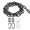 sourcing map Plastic Chain 5 Ft/1.53 M, Safety Chain Black