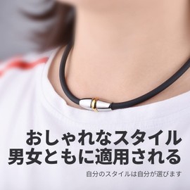 FUANNA Magnetic Necklace, Magnetic Joint, Stainless Steel, Fashion, High-quality Design, Popular Model, Baseball Player, 45 cm