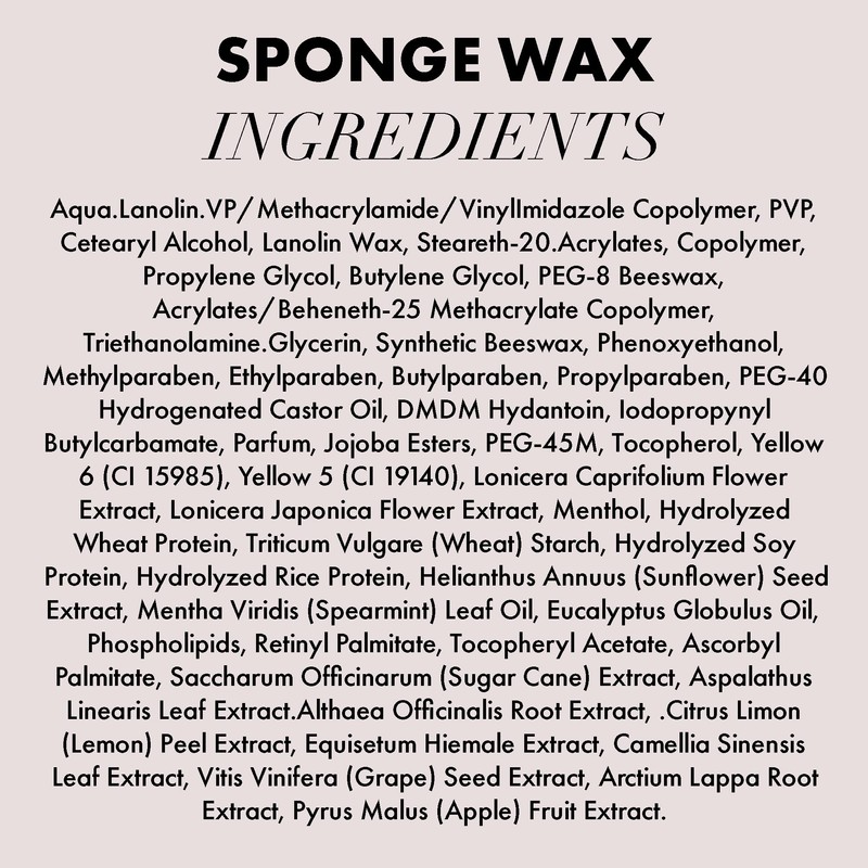 Hanz de Fuko Sponge Wax – Premium Men’s Hair Styling