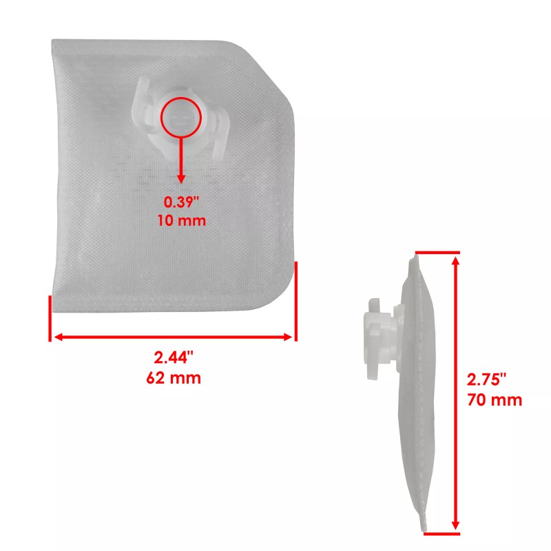 Caltric Fuel Pump Filter Strainer for Honda TRX420 FE FM