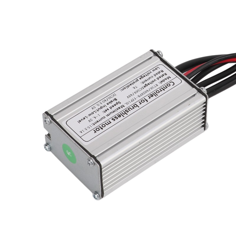 36V 48V 15A Electric Bike Sine Wave Controller 250W Brushless
