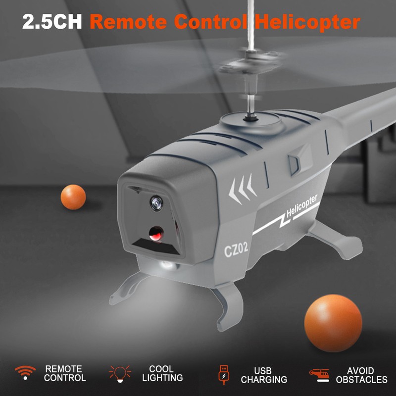 Remote Control Helicopter 3.5CH Remote Control Drone Gyroscope Stabilization Obstacle