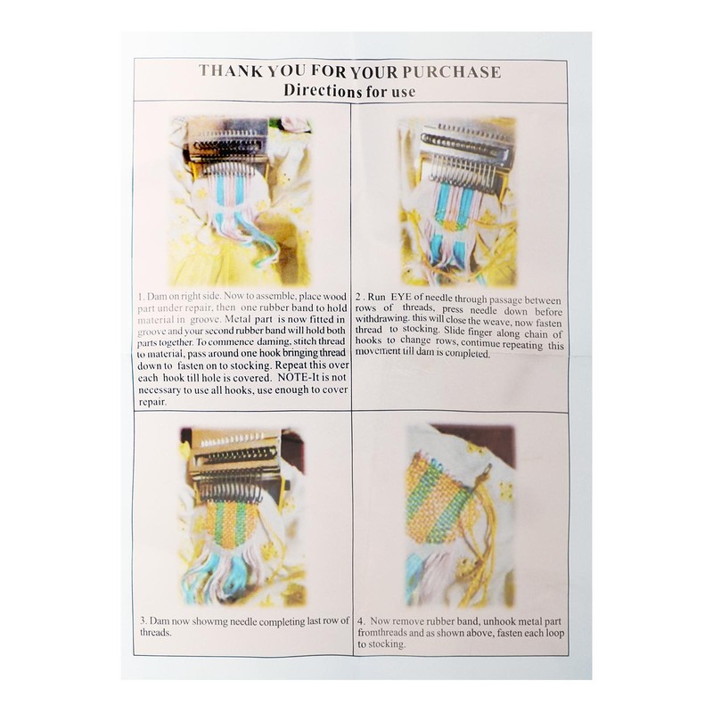 Hand Weave Tool Mini DIY Darning Tool Braiding Patching Machine