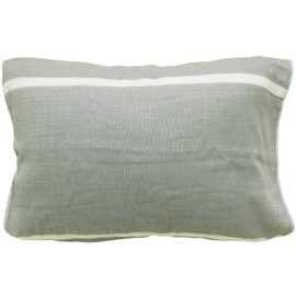 Top Factory Imabari Pillow Cover, Gray, Approx. 23.6 x 32.7 inches (60 x 83 cm), Makiko Pillow, Gauze Towel Wrap Around the Pillow