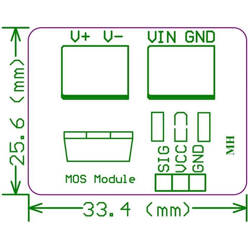 IRF520 MOSFET Driver Module Compatible with Arduino YMS PARTS (4)