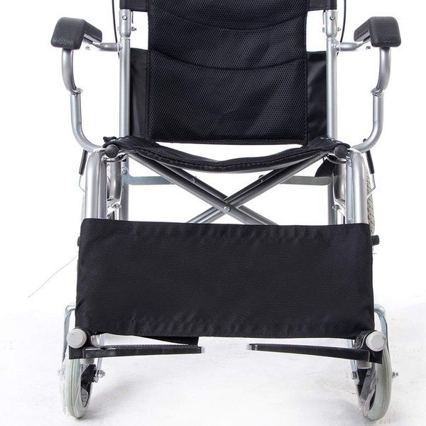 Fushida Wheelchair Footrest Belt - Transporter Leg Strap - Adjustable Legs Security Belt for Chairs & Wheelchairs, for Disability, Seniors, Elderly Use, Black FYH249