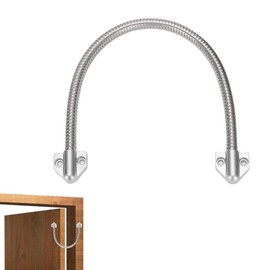 Cyrank Loop Power Transfer, Door Wire Conduit Flexible Gooseneck Door Cable Protector, Stainless Steel Exposed Mounting Sleeve, Access Wire Protector for Access Control System Video Line Door Lock