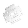 5pcs Hole Pattern Brackets Aluminum Alloy Holes Grid Plates for