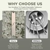 2 in 1 Camping Eating Utensils Set, Respectivem Portable Detachable
