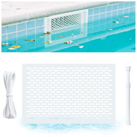 WUPIOS Pool Skimmer Guard Kit Pool Skimmer Screen Net Skimmer Catcher Leaf Shield Net for Inground or Above Ground Pools Debris Easy Assembly Prevent Blockage Anti-Rust & Anti-Corrosion