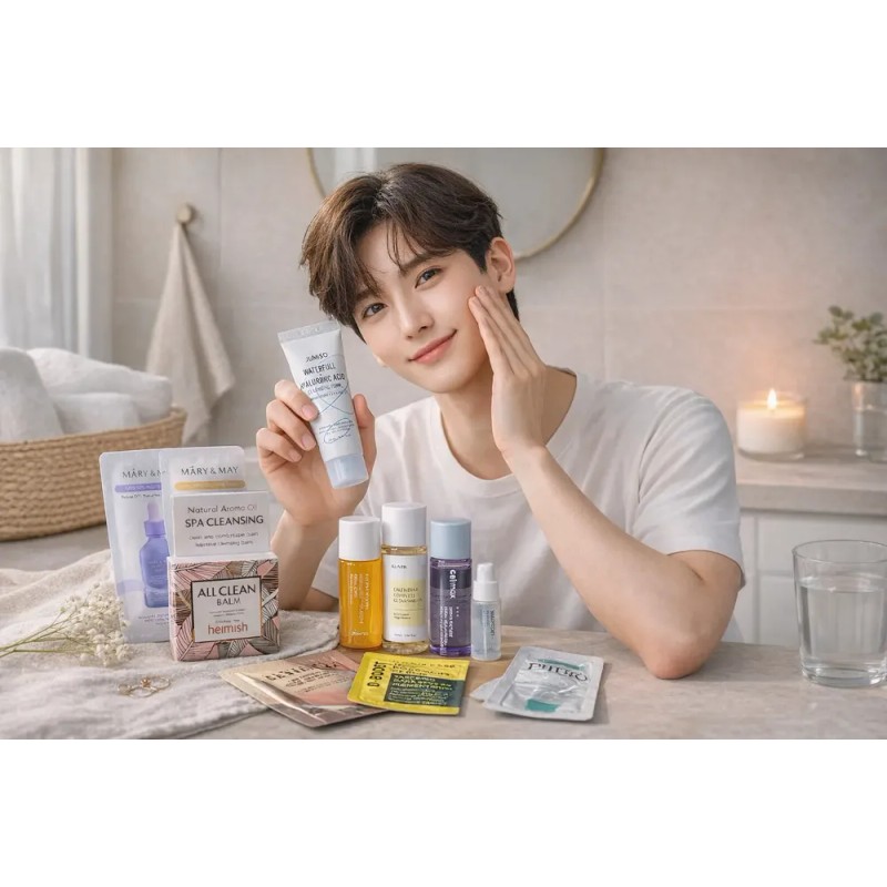 Mini Skincare Coreano Original Set Premium + Estuche