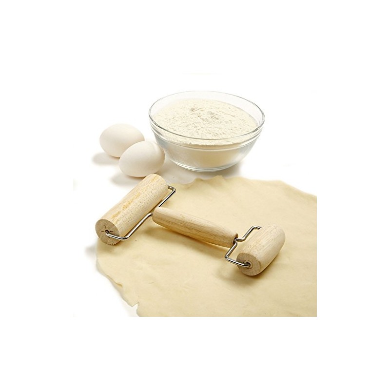 Norpro 3077 Wooden Pastry and Pizza Roller Set of 2
