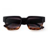 Laurinny Retro Rectangular Sunglasses for Women Men Vintage Square Trendy