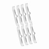8pcs Chrome Valve Cover Hold-Down Tabs Spreader Bars Fit for