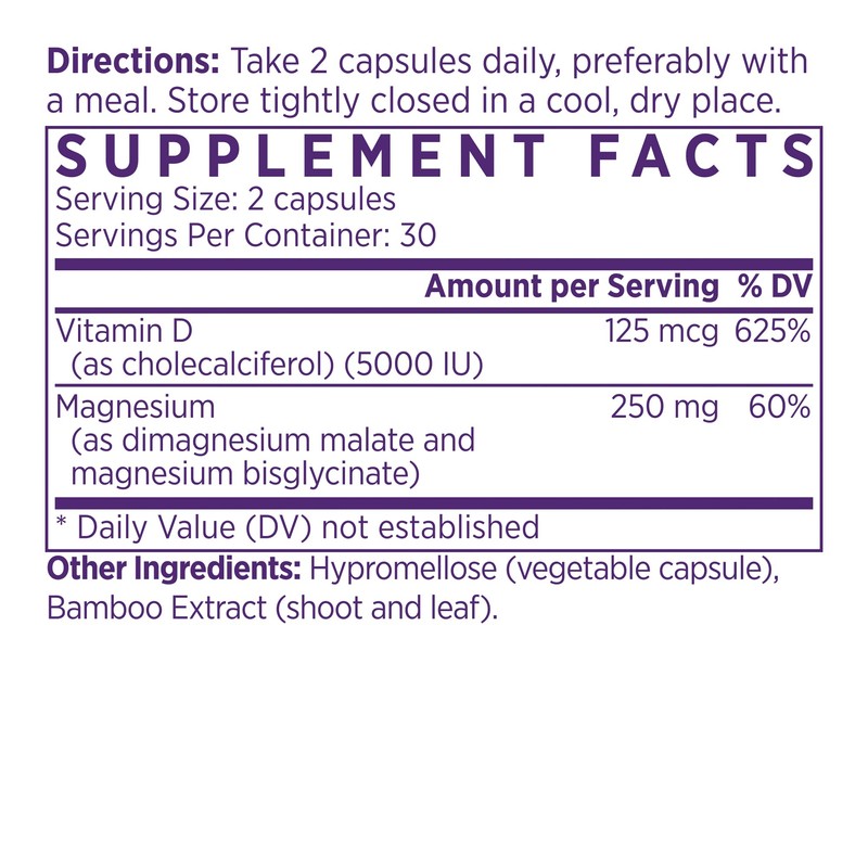 NAOMI Activated Vitamin D3 5000 IU (125 mcg) Supplement with