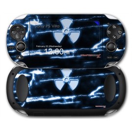 Sony PS Vita Skin Radioactive Blue by WraptorSkinz