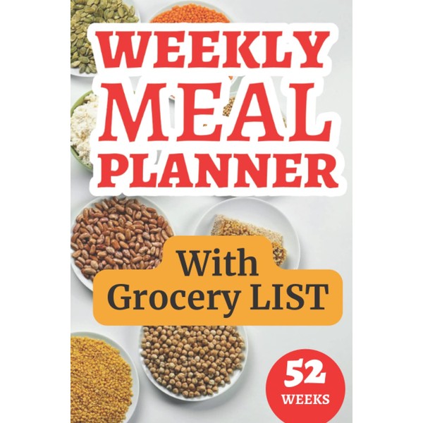 Weekly Meal Planner: A 52 week Meal planner notebook, diary,