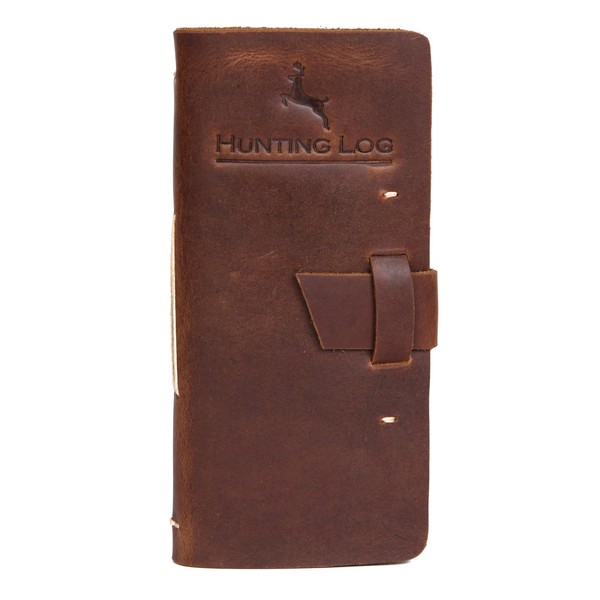 Tolredo Canadian Premium Hunting Journal Top-Grain Cowhide Leather Hunting Logbook