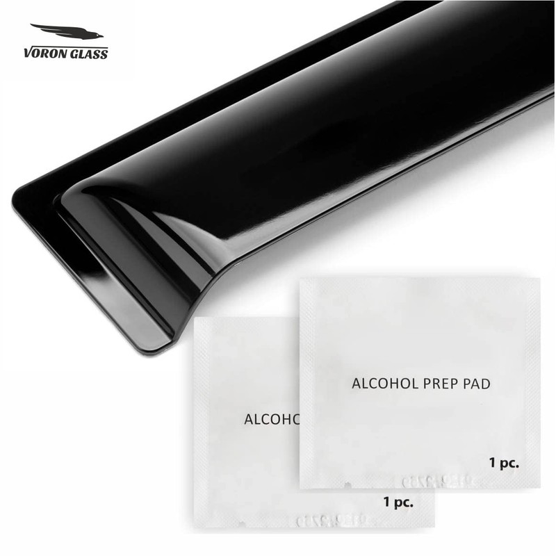 Voron Glass Tape-on Extra Durable Rain Guards for Ford Transit