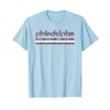 Philadelphia Pennsylvania Retro Vintage Throwback T-Shirt