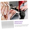 Baluue 10Pcs Washable Sturdy Diamond Nail Files Professional Nail Art