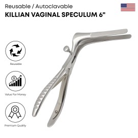 Stellmacher Instruments inc KILLIAN Septum 7.6cm Nasal Speculum Stainless Steel Premium Surgical Instruments