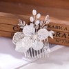 Wedding Flower Girl Hair Combs Bridal Rhinestones Hair Clips Pearl