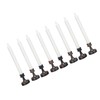 8PCS LED Taper Candle Flameless Window Candle Remote Control Warm