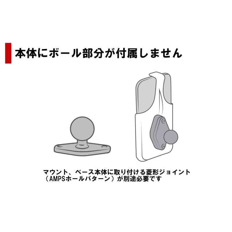 ラムマウント(RAM MOUNTS) マウント部 PDA/PSP用マウント ブラック RAM-HOL-PD2U