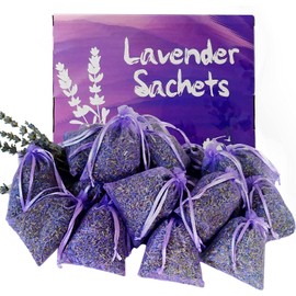 Cedar Space Lavender Sachet Bags for Drawers and Closets 24 Lavendar Sachet Bags Filled with Premium Dried Scented Lavender Bridal Shower Favors Home Fragrance Sachet Packets Closet Smell Freshener