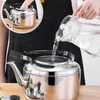 Whistling Teapots,Tea Kettle Anti Rust Stainless Steel Comfortable Grip Kettle
