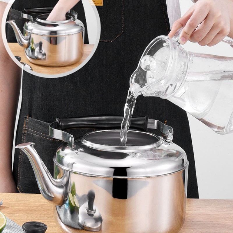 Whistling Teapots,Tea Kettle Anti Rust Stainless Steel Comfortable Grip Kettle