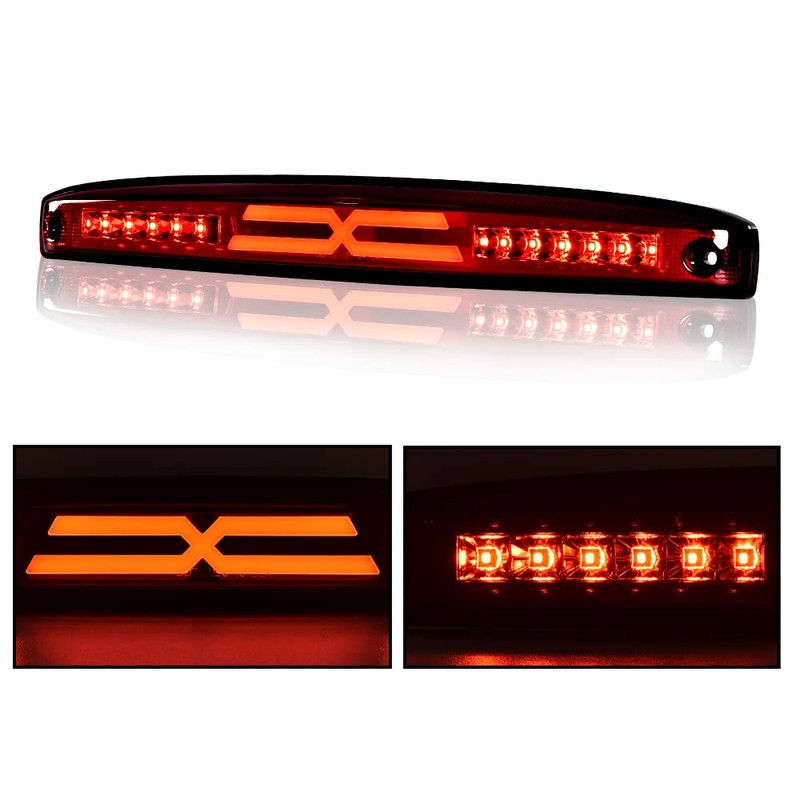 G-PLUS LED Rear Center Tailgate Lamp X Brake Light Compatible