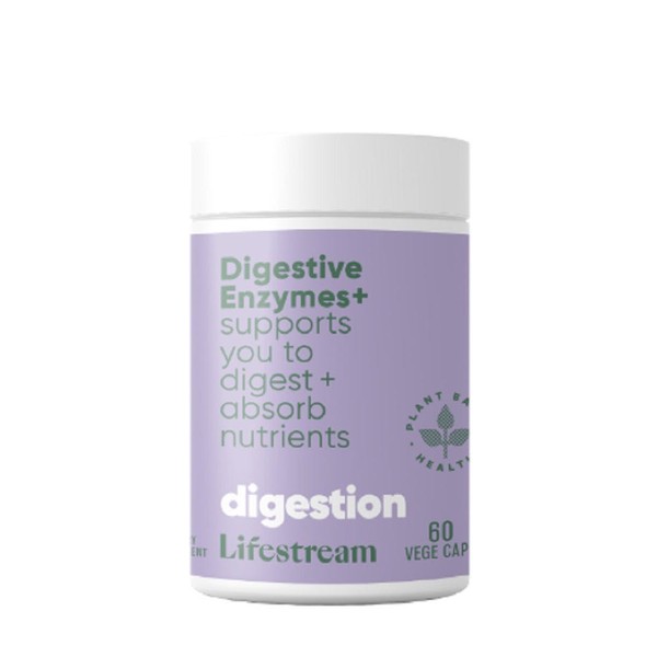 Lifestream Digestive Enzymes+ - 180 Capsules